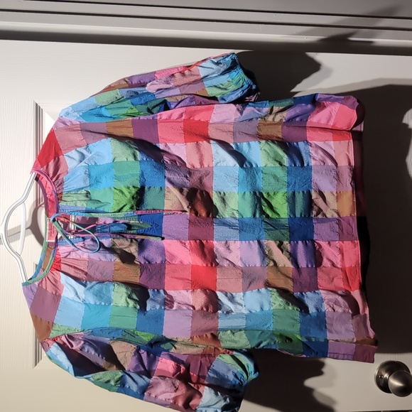 Kate Spade Multicolor Patchwork Top - Picture 8 of 10